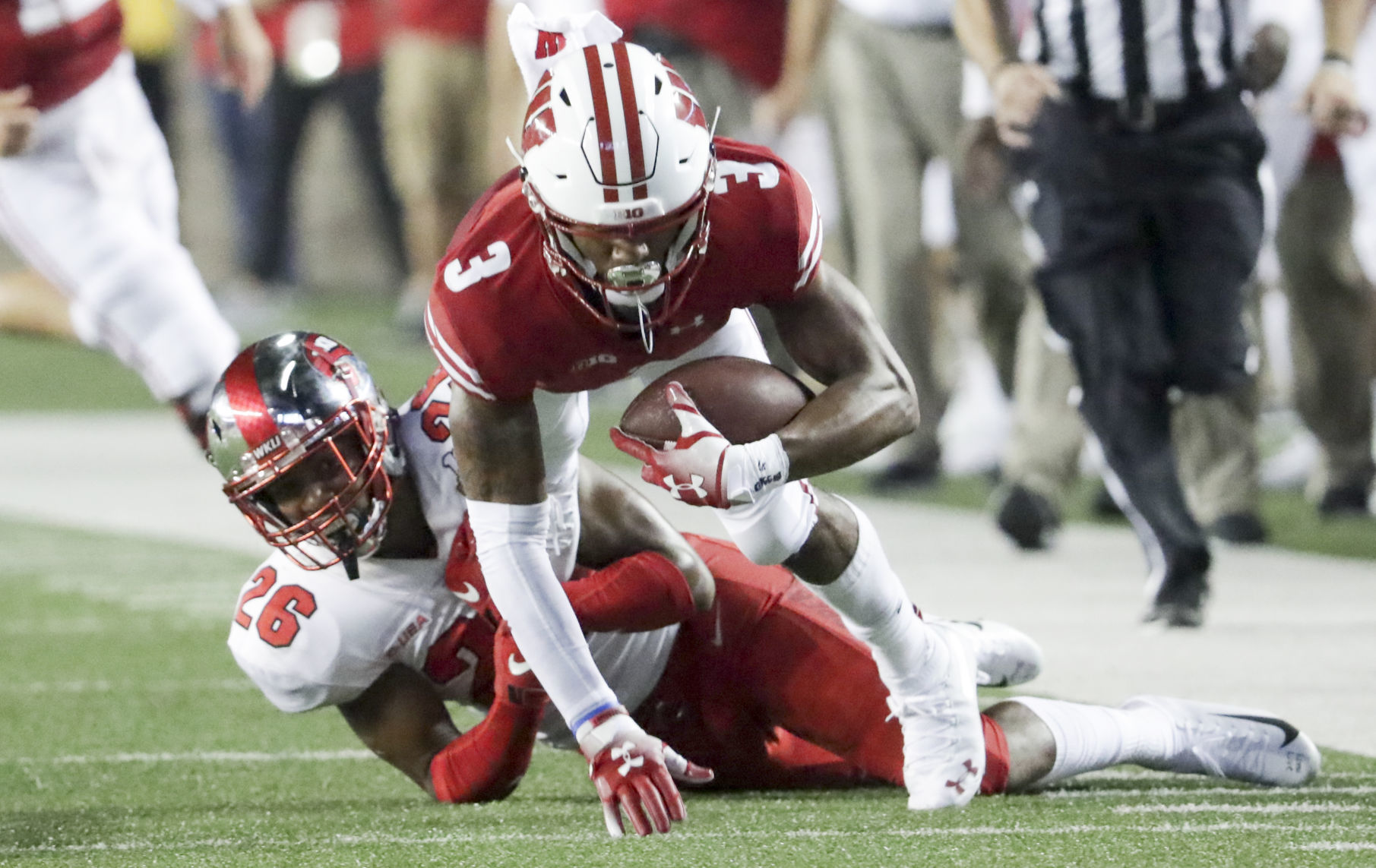 Wisconsin Badgers 34, Western Kentucky Hilltoppers 3